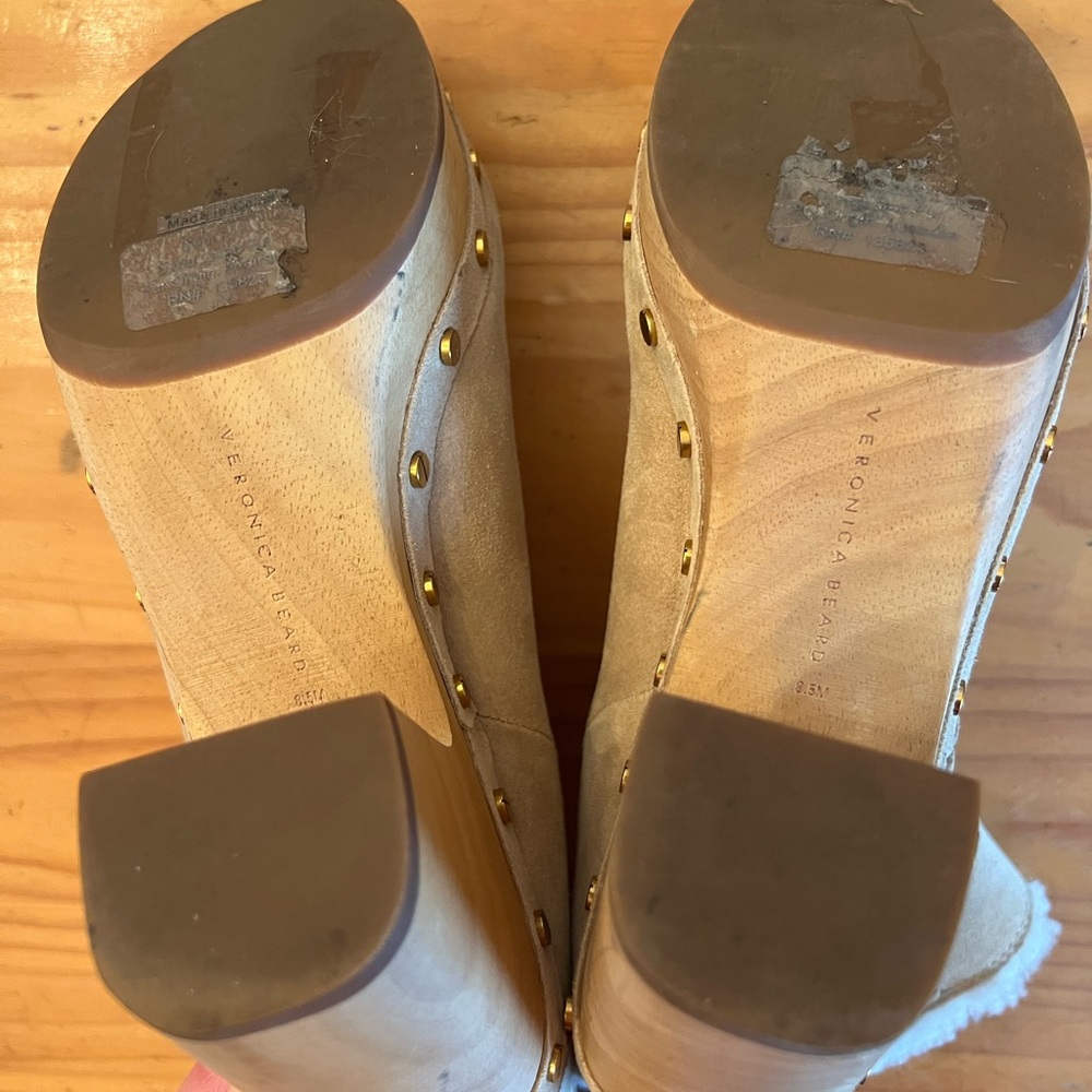 Veronica Beard Tan Suede Ankle Boots - Picture 8 of 11
